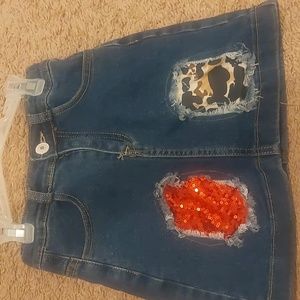 Jean skirt